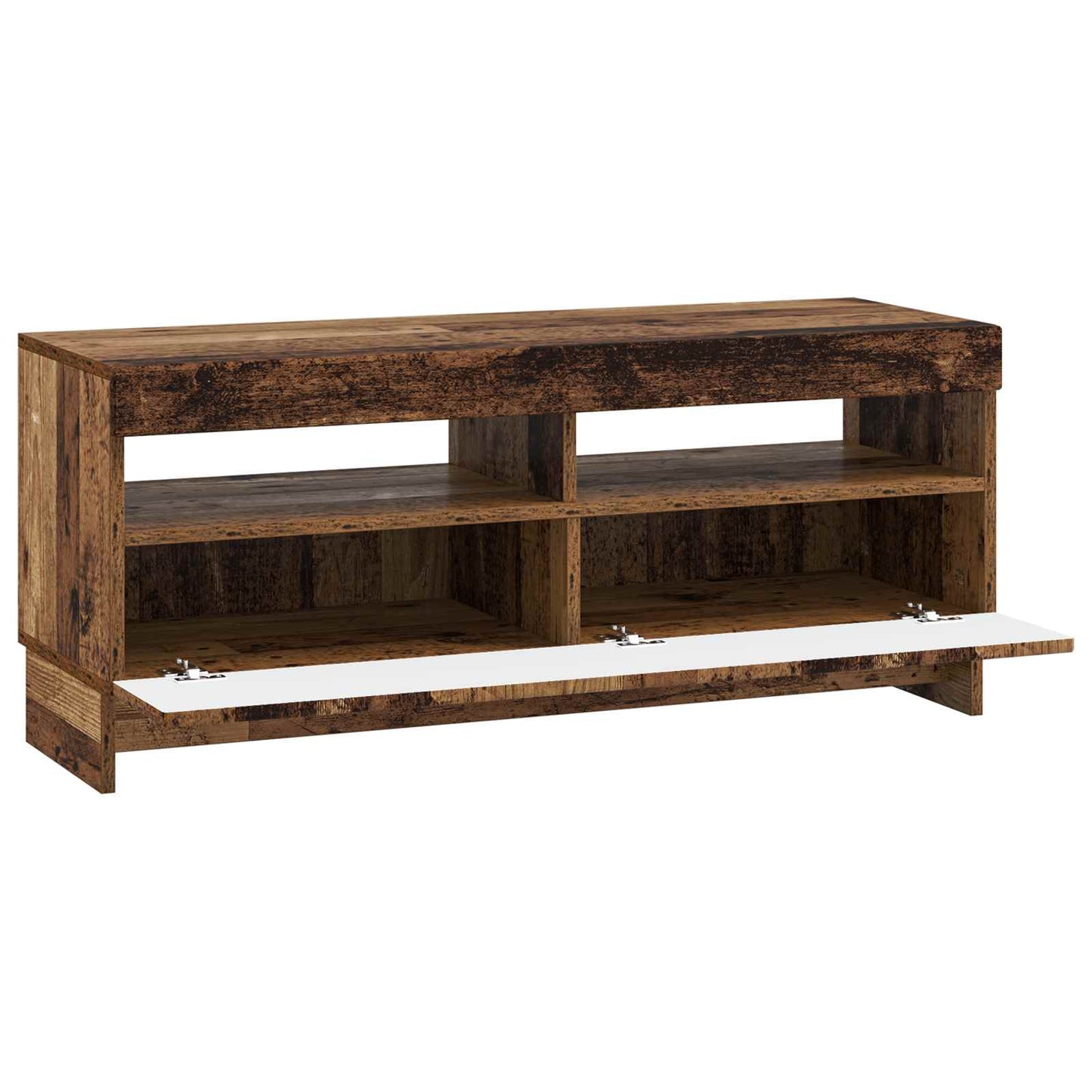 vidaXL LED TV Cabinet Old Wood Engineered Wood