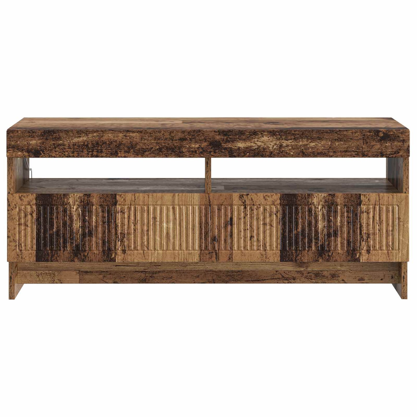 vidaXL LED TV Cabinet Old Wood Engineered Wood