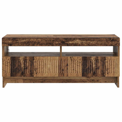vidaXL LED TV Cabinet Old Wood Engineered Wood