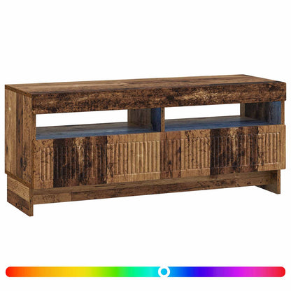 vidaXL LED TV Cabinet Old Wood Engineered Wood