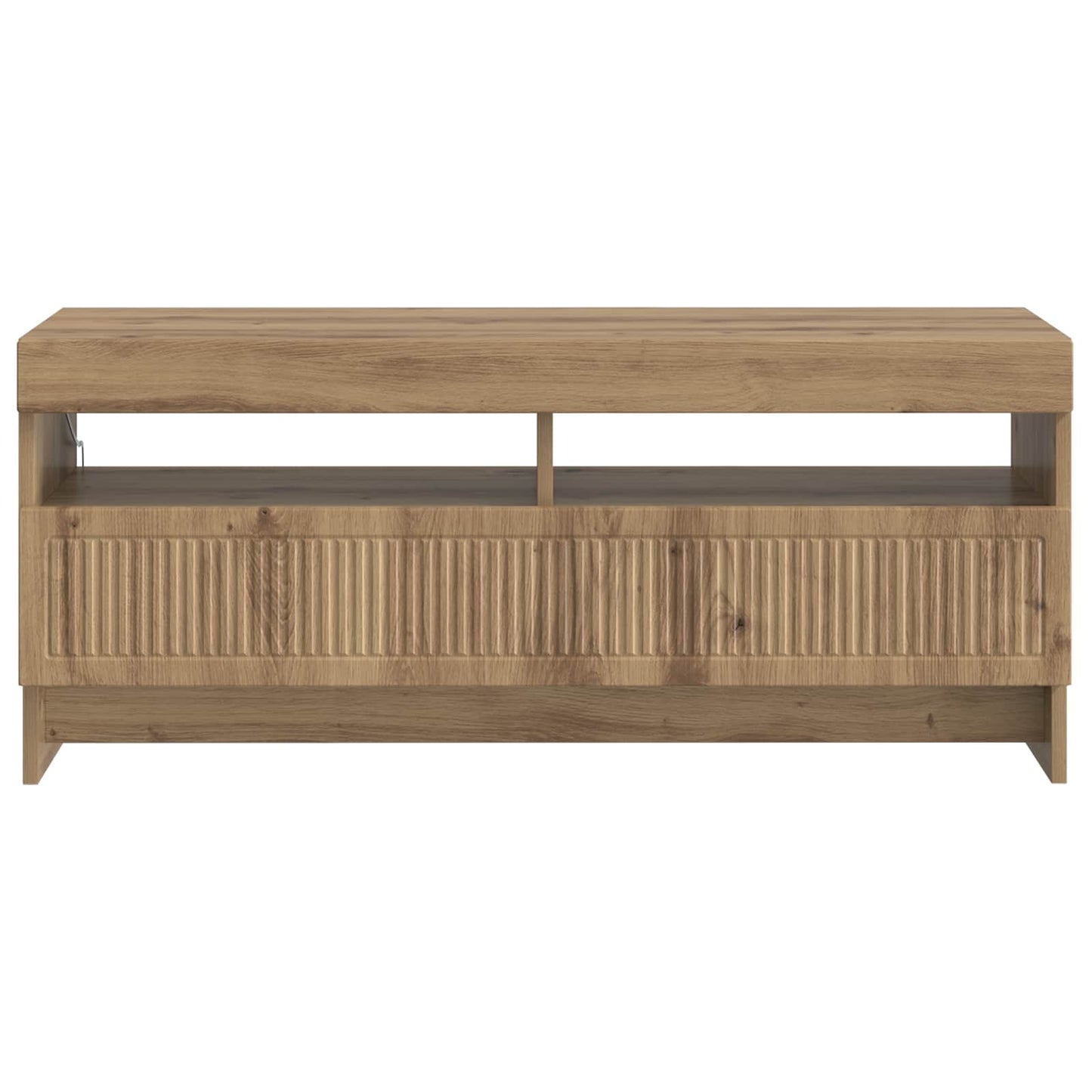 vidaXL LED TV Cabinet Artisan Oak Engineered Wood
