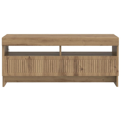 vidaXL LED TV Cabinet Artisan Oak Engineered Wood