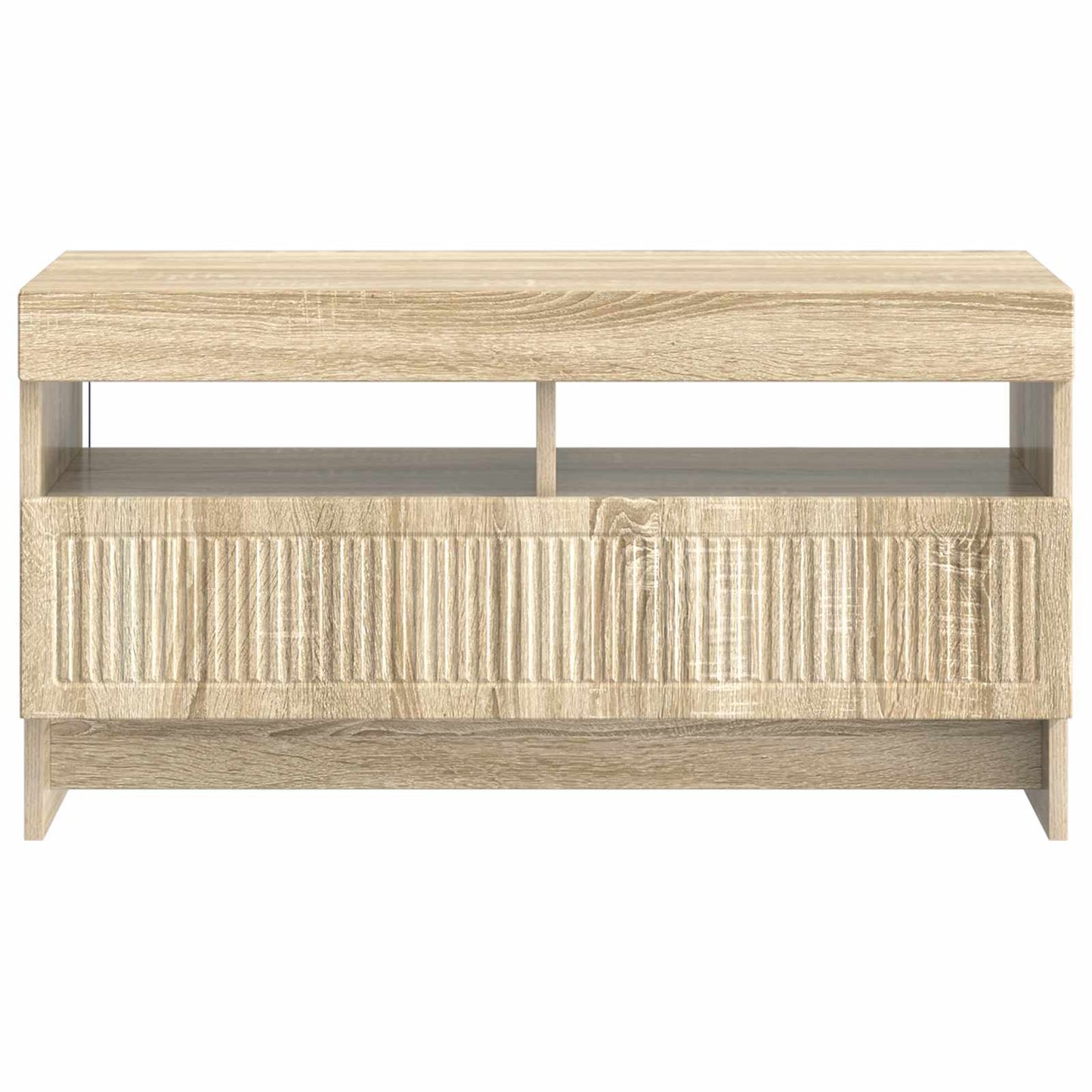 vidaXL LED TV Cabinet Sonoma Oak Engineered Wood
