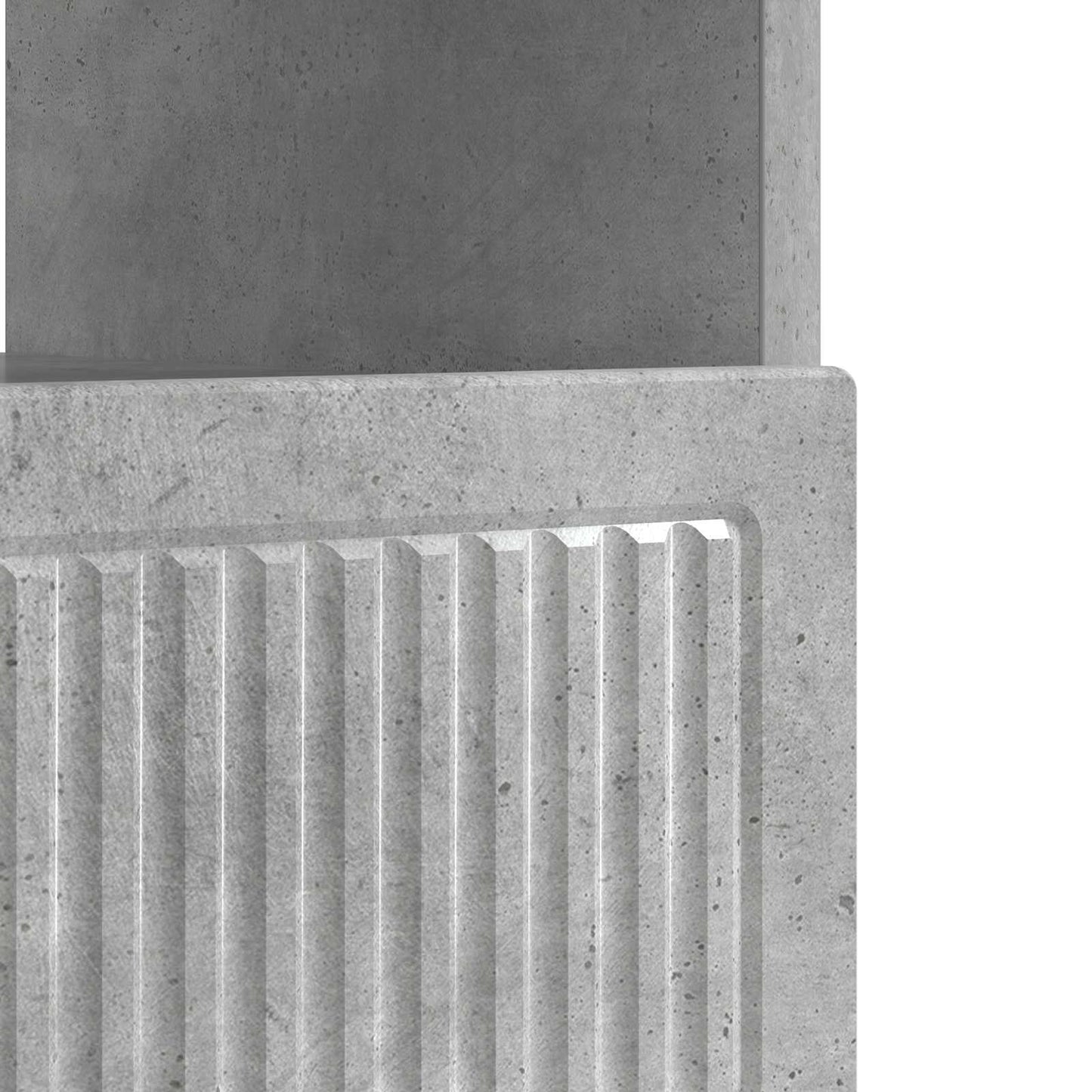 vidaXL LED TV Cabinet Concrete Grey Engineered Wood