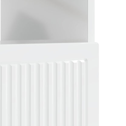 vidaXL LED TV Cabinet High Gloss White Engineered Wood