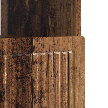 vidaXL LED TV Cabinet Old Wood Engineered Wood