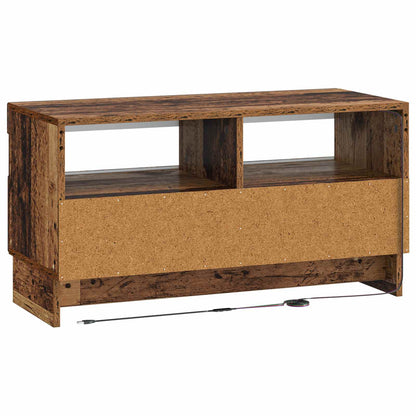 vidaXL LED TV Cabinet Old Wood Engineered Wood