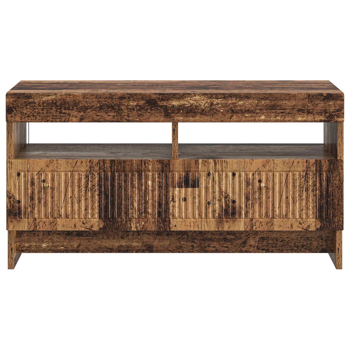 vidaXL LED TV Cabinet Old Wood Engineered Wood