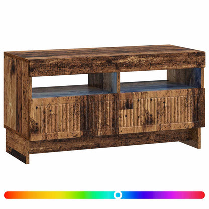 vidaXL LED TV Cabinet Old Wood Engineered Wood