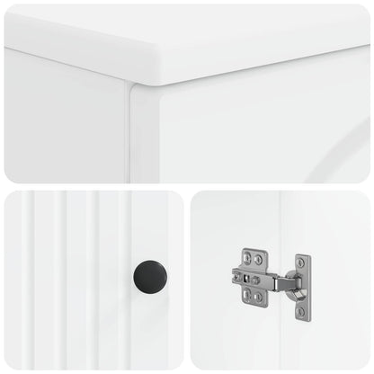 vidaXL Bathroom Sink Cabinet ALKMAAR White 59.5 x 31.5x 59 cm