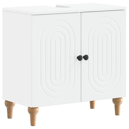 vidaXL Bathroom Sink Cabinet ALKMAAR White 59.5 x 31.5x 59 cm