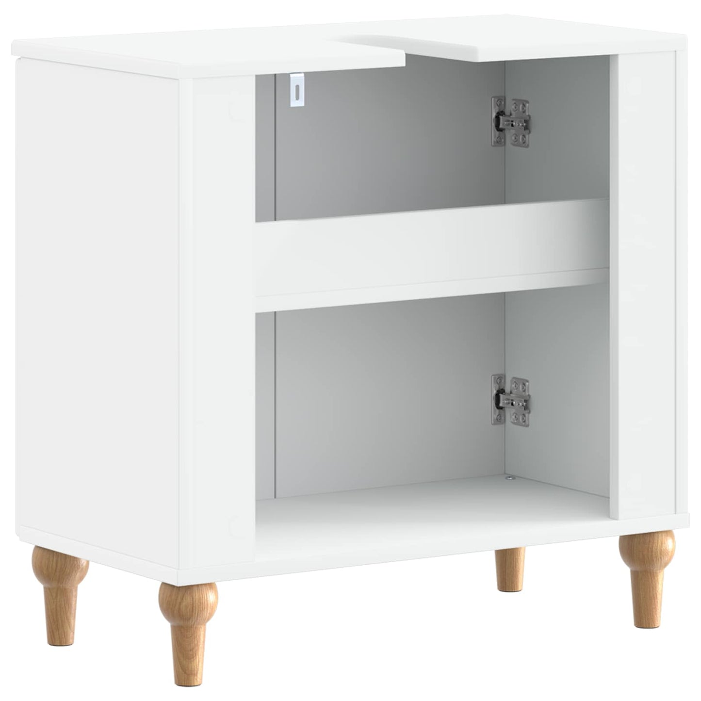 vidaXL Bathroom Sink Cabinet ALKMAAR White 59.5 x 31.5x 59 cm