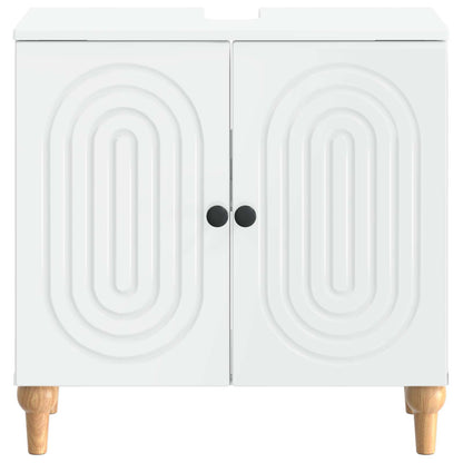 vidaXL Bathroom Sink Cabinet ALKMAAR White 59.5 x 31.5x 59 cm