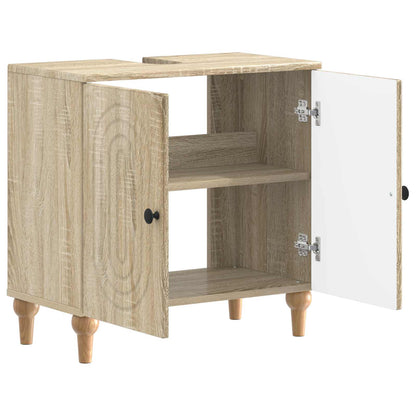 vidaXL Bathroom Sink Cabinet ALKMAAR Sonoma Oak 59.5 x 31.5x 59 cm