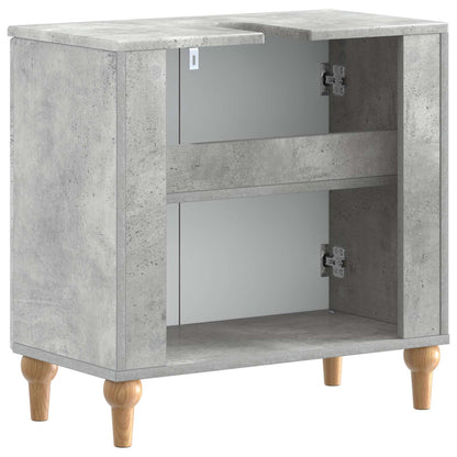 vidaXL Bathroom Sink Cabinet ALKMAAR Concrete Grey 59.5 x 31.5x 59 cm
