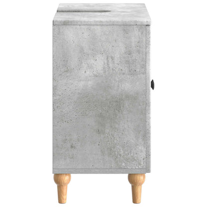 vidaXL Bathroom Sink Cabinet ALKMAAR Concrete Grey 59.5 x 31.5x 59 cm