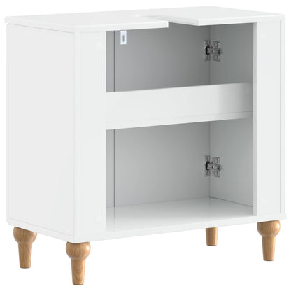 vidaXL Bathroom Sink Cabinet ALKMAAR High Gloss White