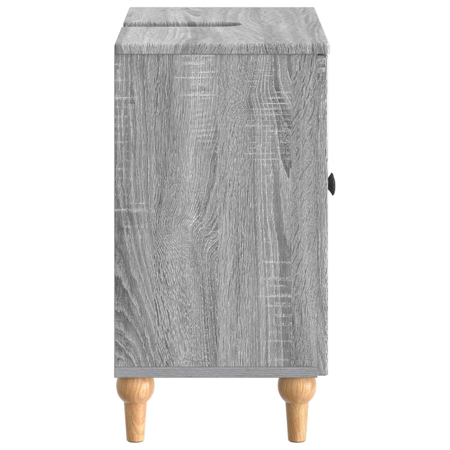 vidaXL Bathroom Sink Cabinet ALKMAAR Grey Sonoma 59.5 x 31.5x 59 cm