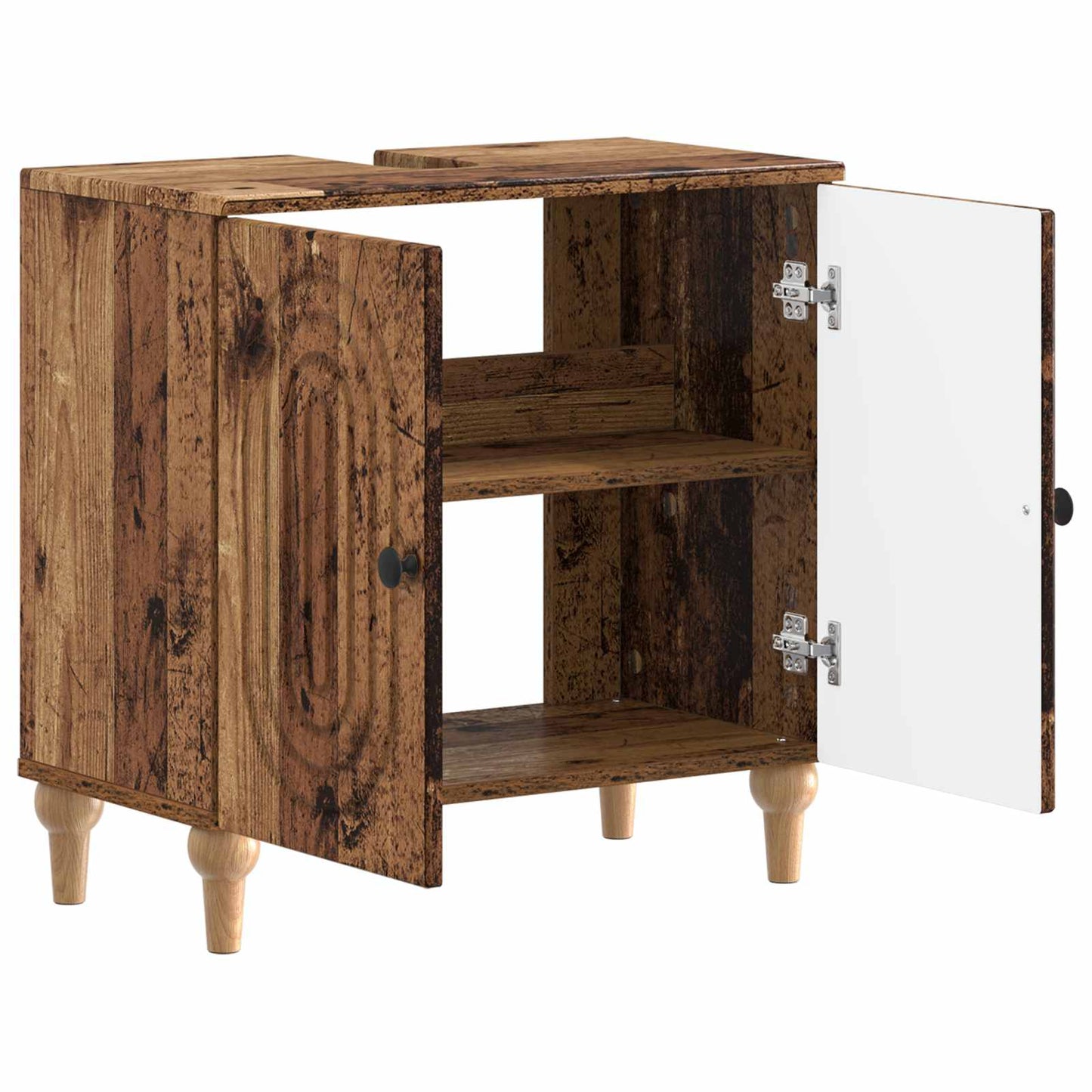 vidaXL Bathroom Sink Cabinet ALKMAAR Old Wood 59.5 x 31.5x 59 cm