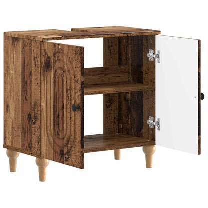 vidaXL Bathroom Sink Cabinet ALKMAAR Old Wood 59.5 x 31.5x 59 cm