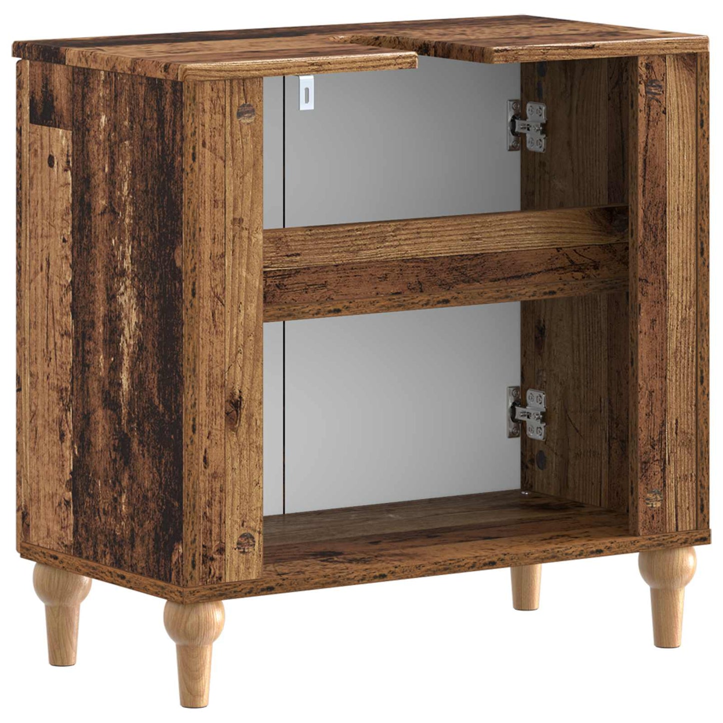 vidaXL Bathroom Sink Cabinet ALKMAAR Old Wood 59.5 x 31.5x 59 cm