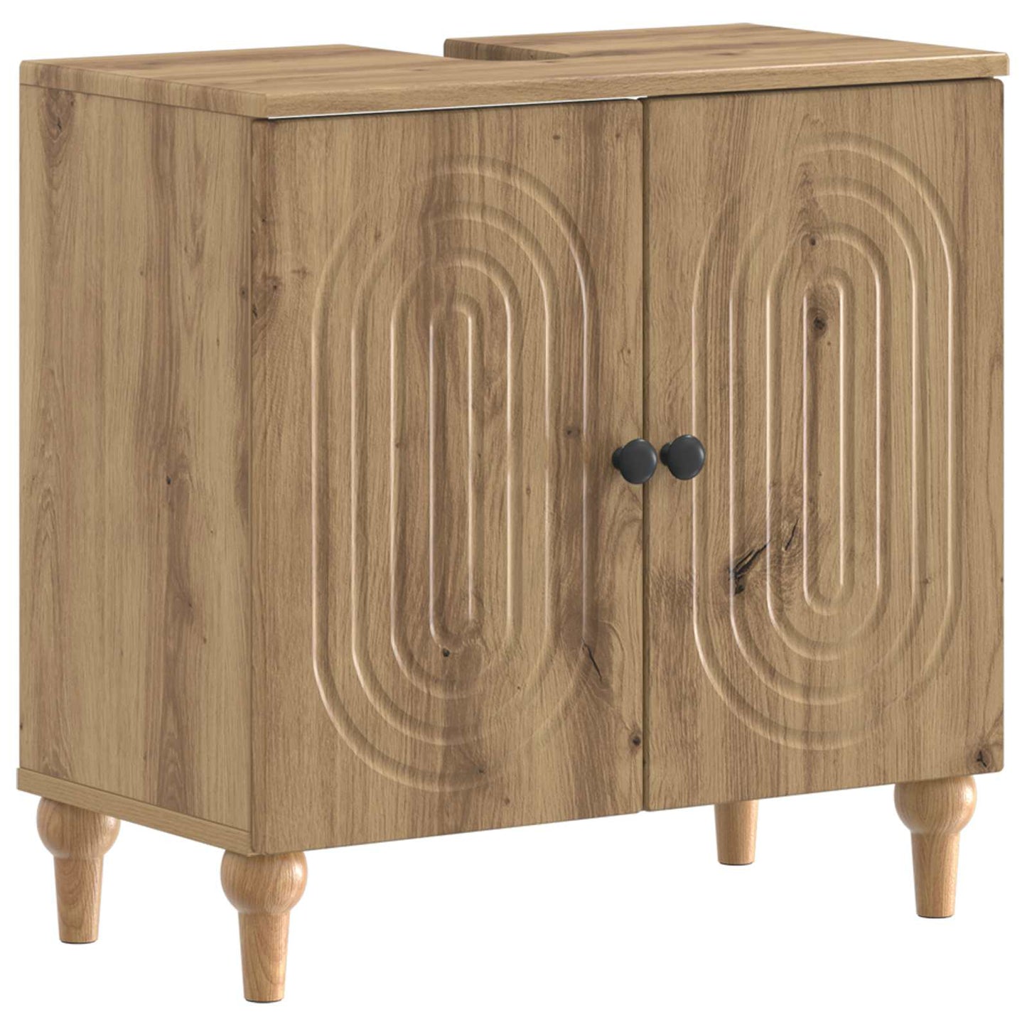 vidaXL Bathroom Sink Cabinet ALKMAAR Artisan Oak 59.5 x 31.5x 59 cm