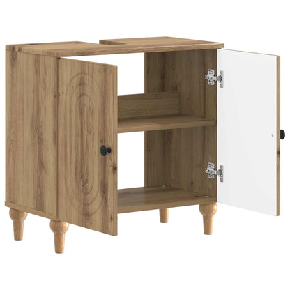 vidaXL Bathroom Sink Cabinet ALKMAAR Artisan Oak 59.5 x 31.5x 59 cm