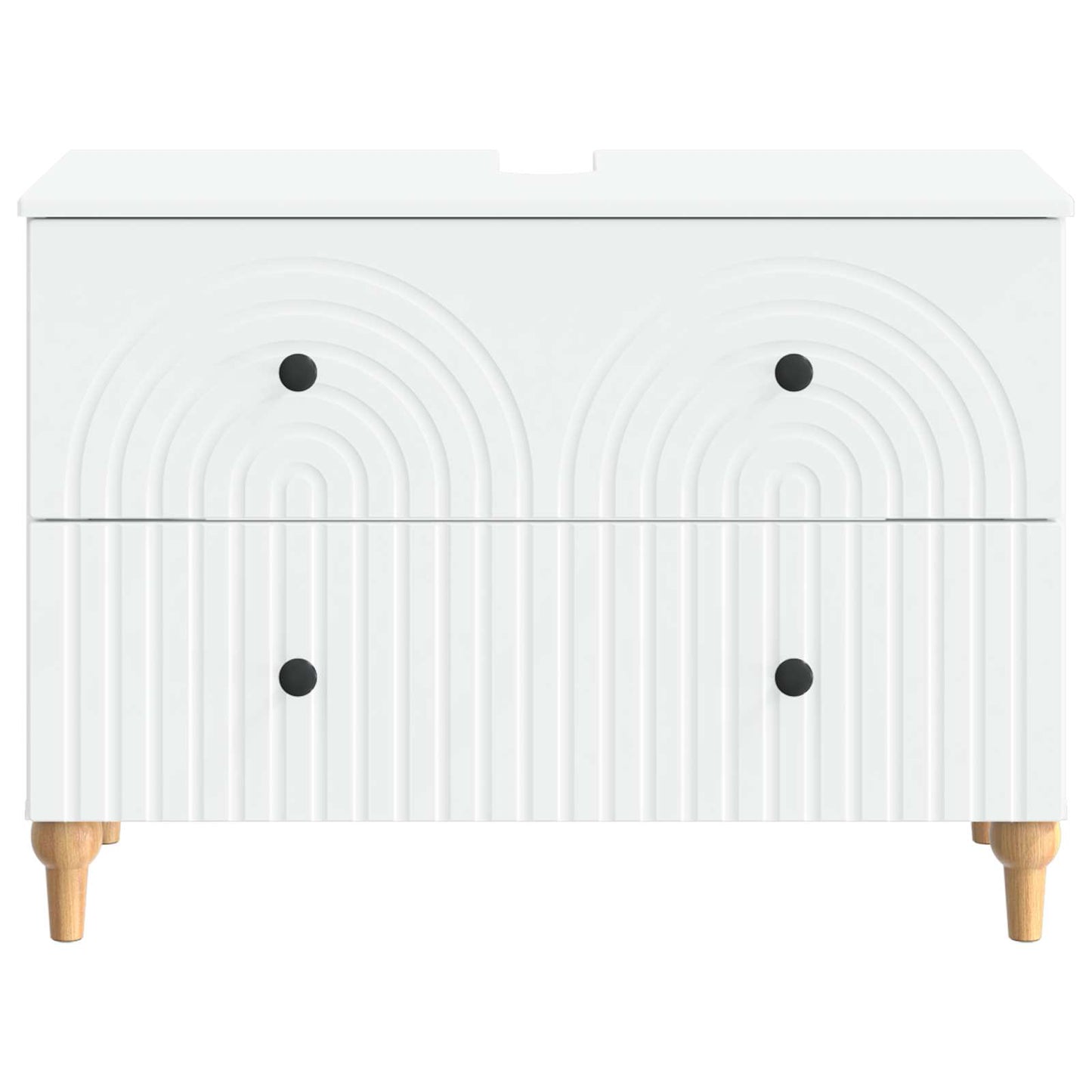 vidaXL Bathroom Sink Cabinet ALKMAAR White 82 x 41x 59 cm