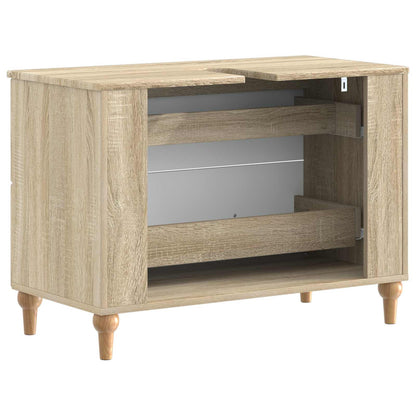 vidaXL Bathroom Sink Cabinet ALKMAAR Sonoma Oak 82 x 41x 59 cm