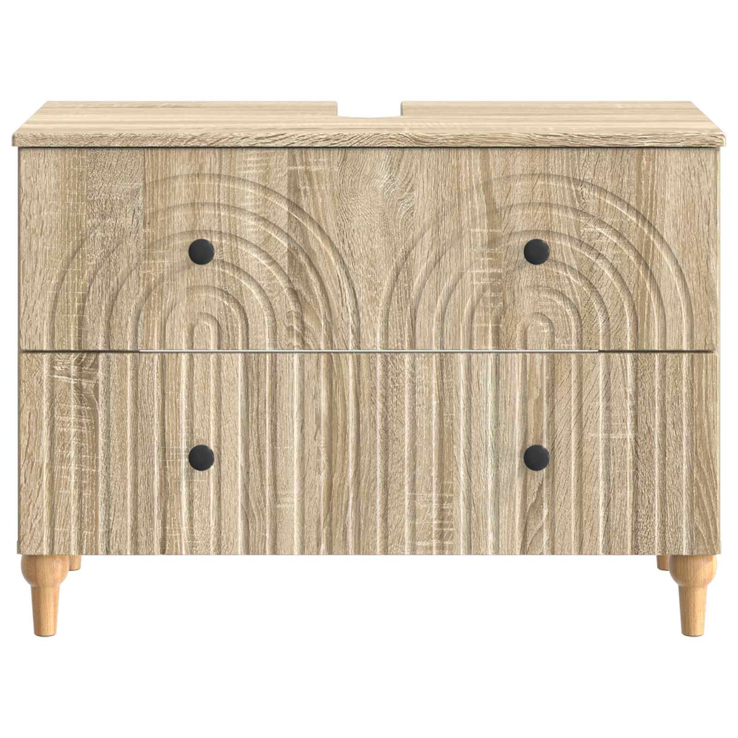 vidaXL Bathroom Sink Cabinet ALKMAAR Sonoma Oak 82 x 41x 59 cm