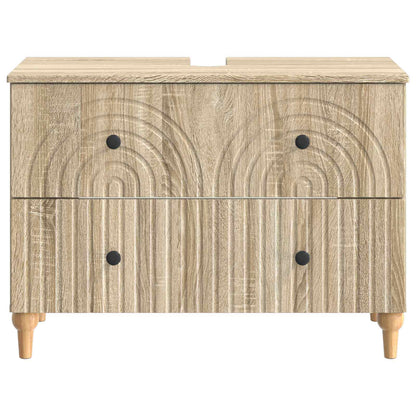 vidaXL Bathroom Sink Cabinet ALKMAAR Sonoma Oak 82 x 41x 59 cm