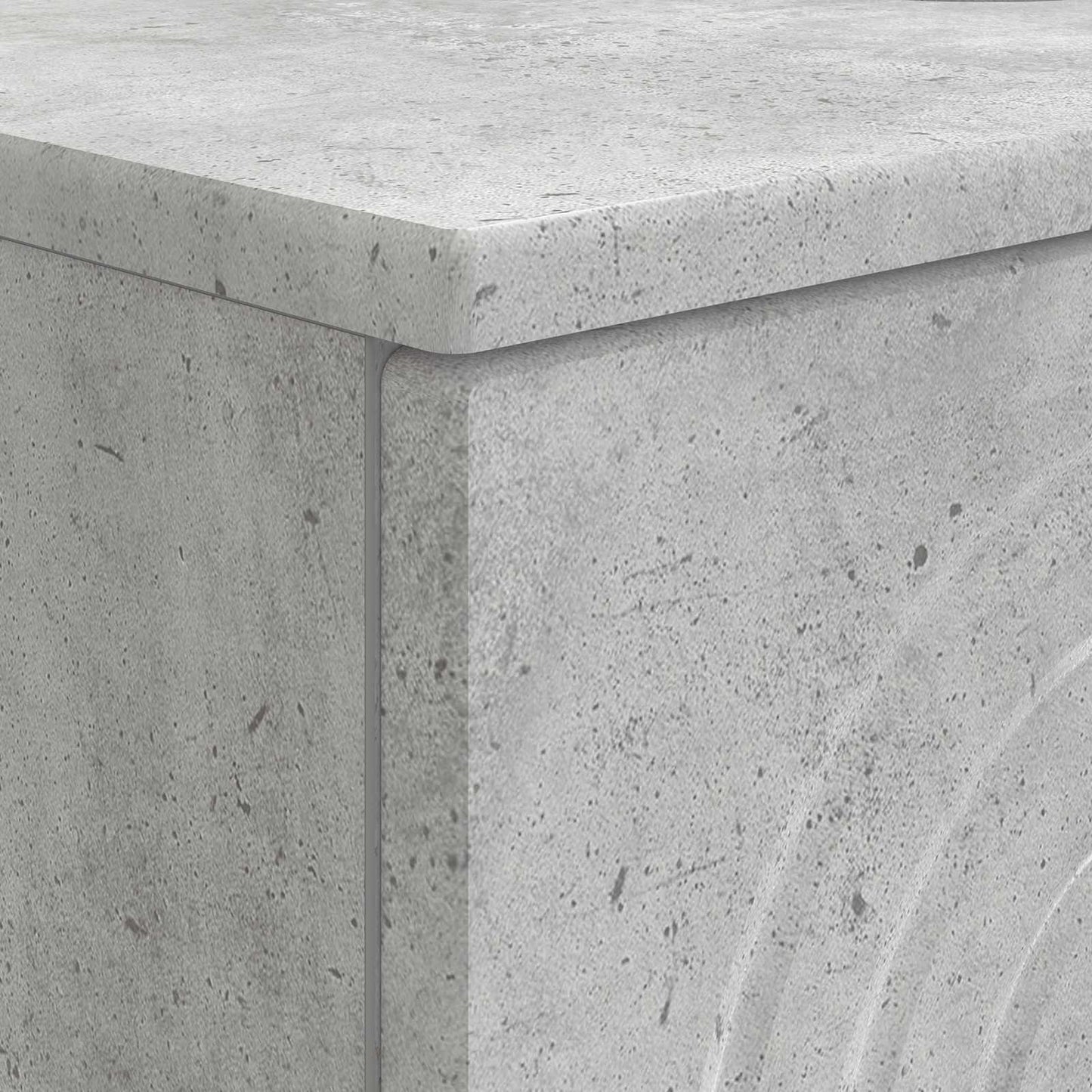 vidaXL Bathroom Sink Cabinet ALKMAAR Concrete Grey 82 x 41x 59 cm