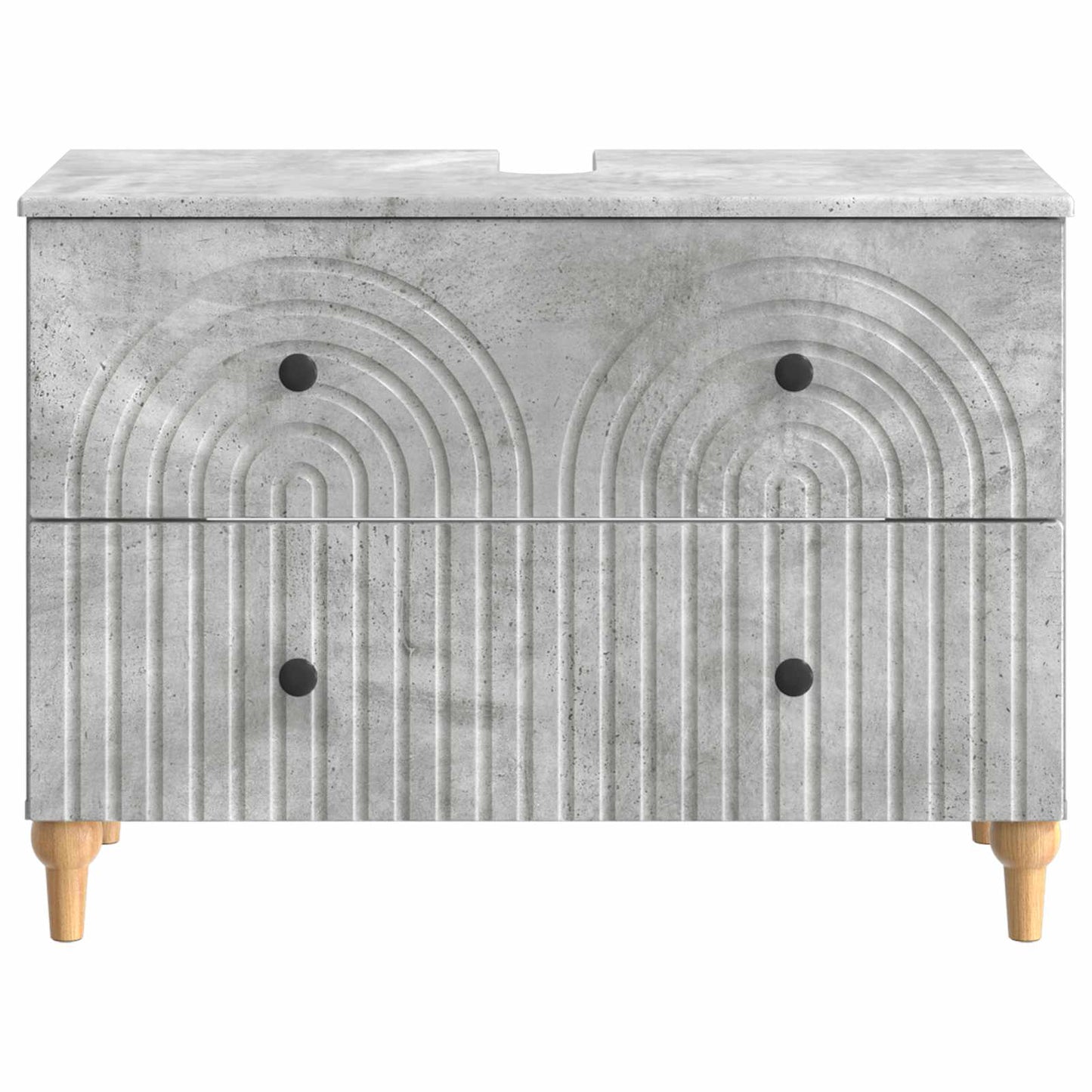 vidaXL Bathroom Sink Cabinet ALKMAAR Concrete Grey 82 x 41x 59 cm
