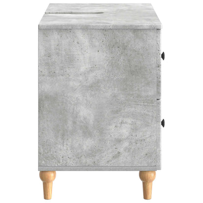 vidaXL Bathroom Sink Cabinet ALKMAAR Concrete Grey 82 x 41x 59 cm