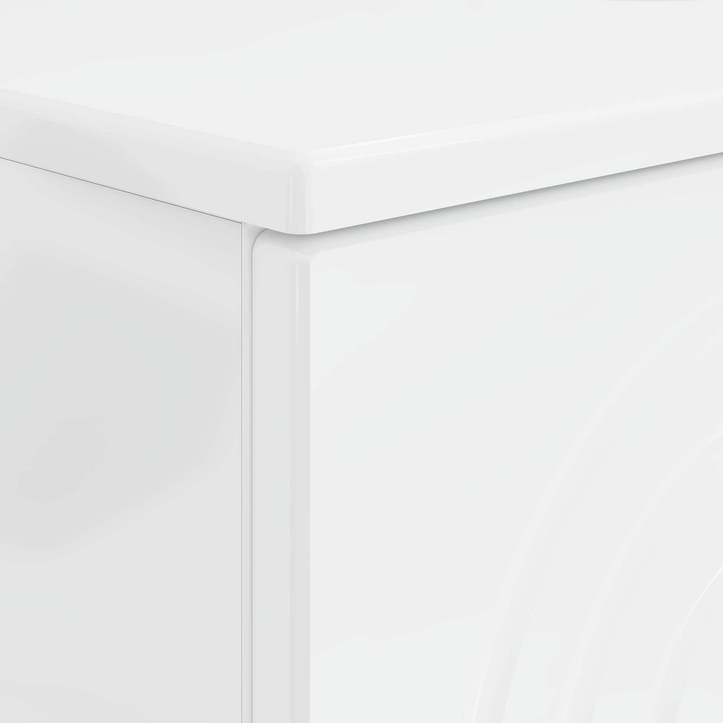 vidaXL Bathroom Sink Cabinet ALKMAAR High Gloss White 82 x 41x 59 cm