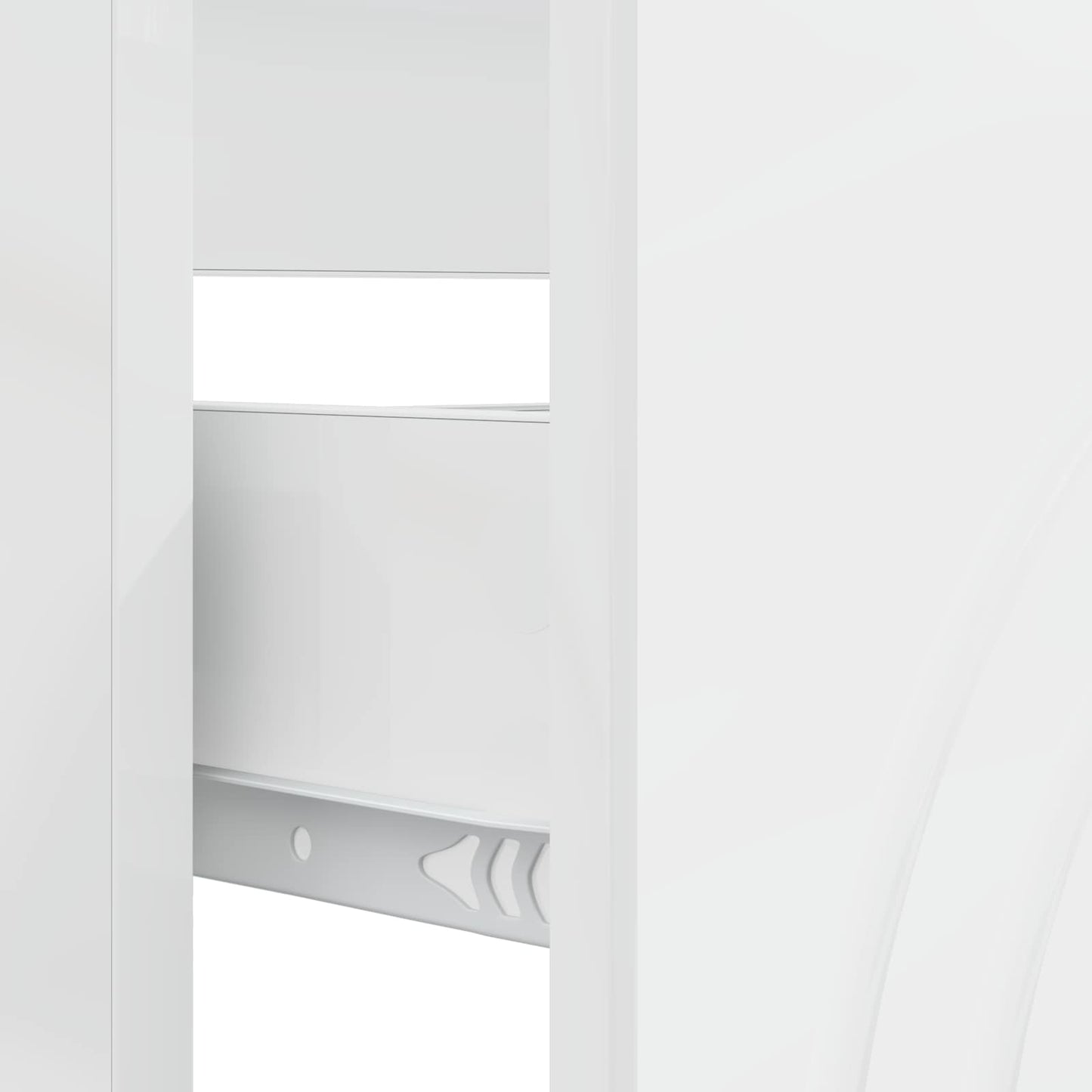 vidaXL Bathroom Sink Cabinet ALKMAAR High Gloss White 82 x 41x 59 cm