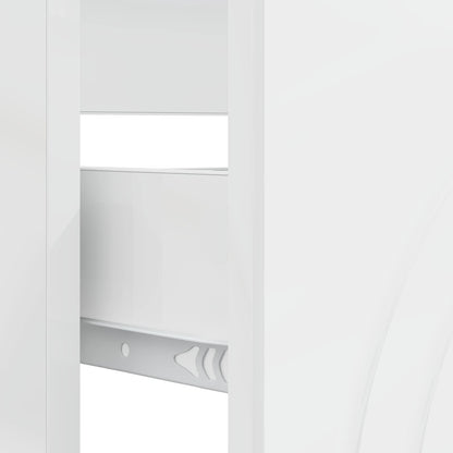 vidaXL Bathroom Sink Cabinet ALKMAAR High Gloss White 82 x 41x 59 cm
