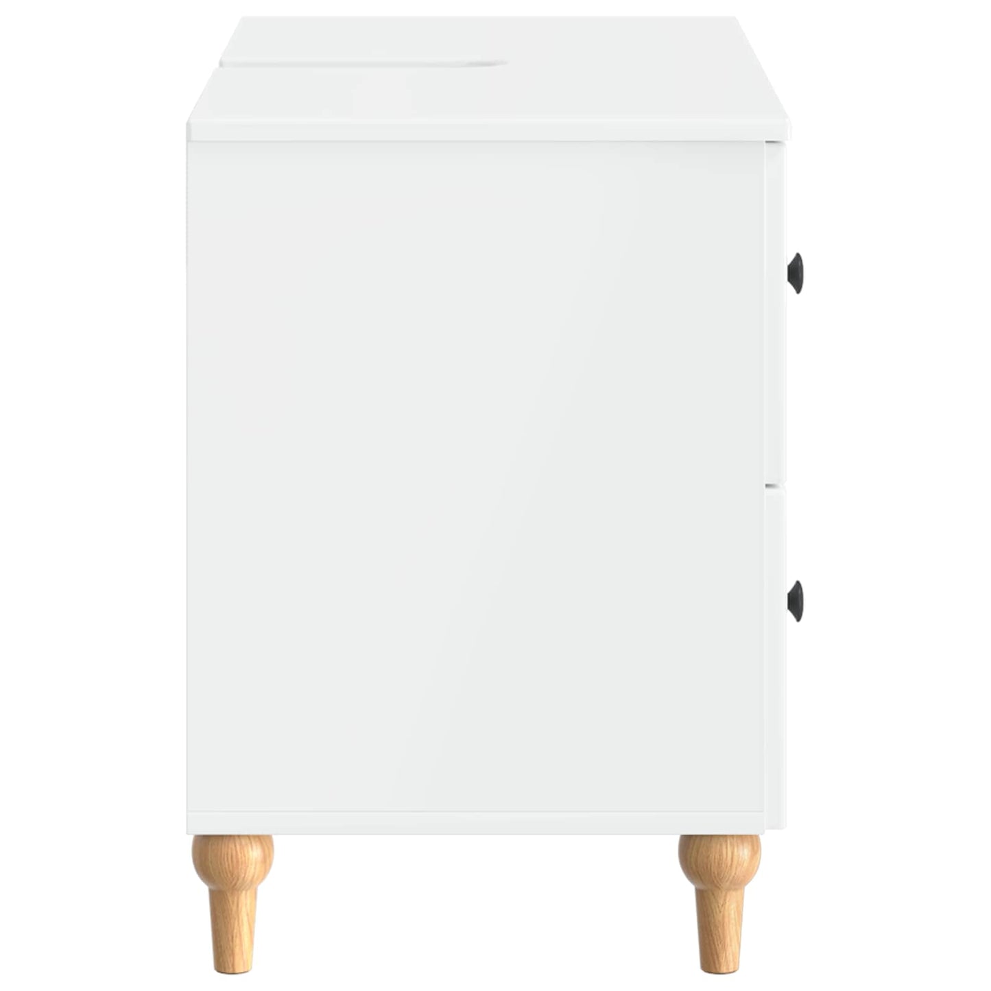 vidaXL Bathroom Sink Cabinet ALKMAAR High Gloss White 82 x 41x 59 cm