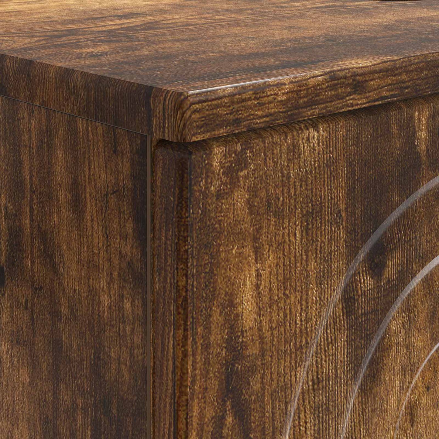 vidaXL Bathroom Sink Cabinet ALKMAAR Smoked Oak 82 x 41x 59 cm
