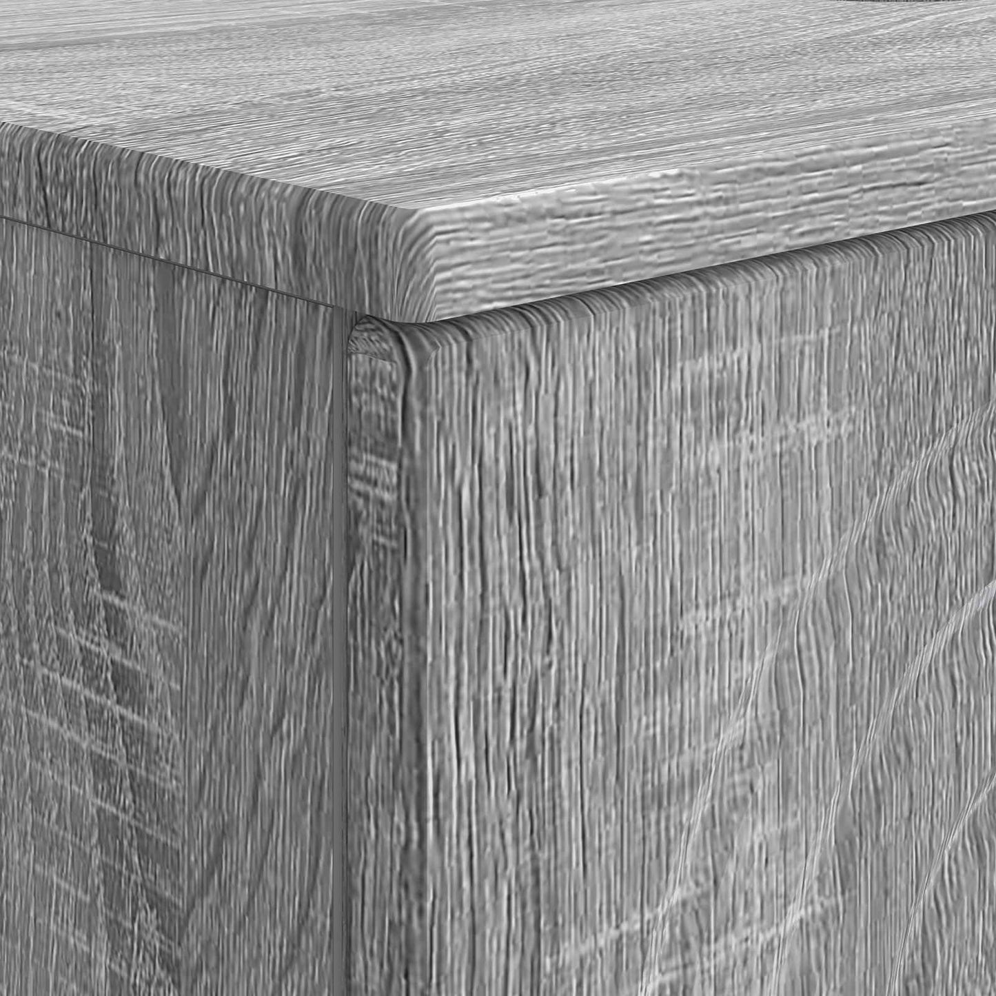 vidaXL Bathroom Sink Cabinet ALKMAAR Grey Sonoma 82 x 41x 59 cm