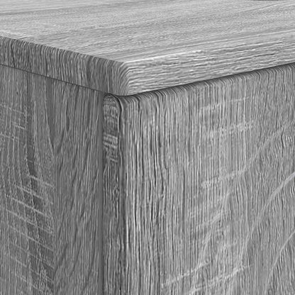 vidaXL Bathroom Sink Cabinet ALKMAAR Grey Sonoma 82 x 41x 59 cm