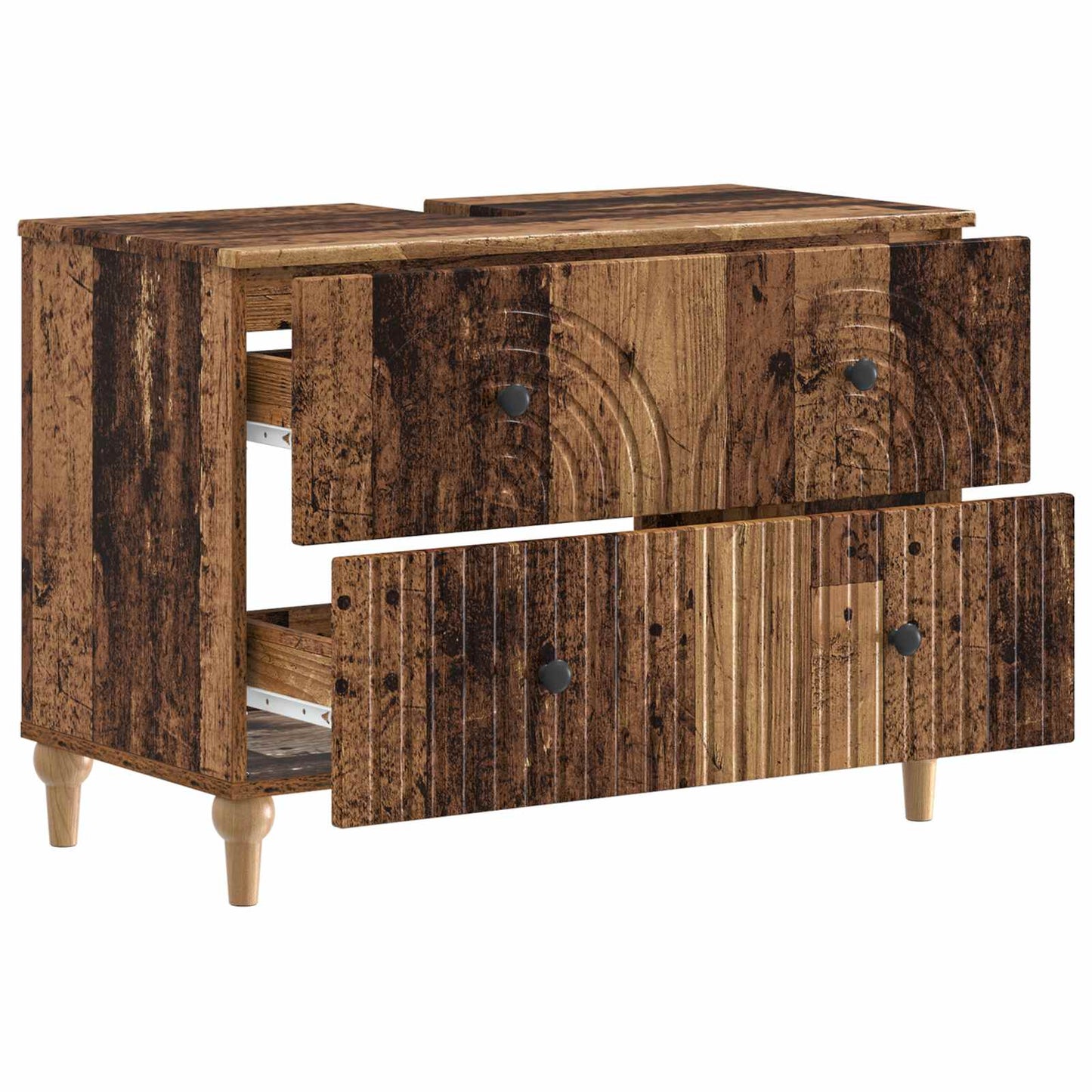 vidaXL Bathroom Sink Cabinet ALKMAAR Old Wood 82 x 41x 59 cm