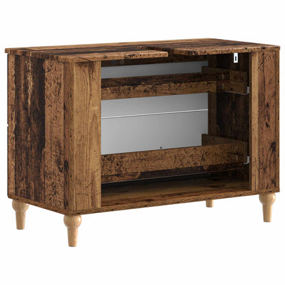 vidaXL Bathroom Sink Cabinet ALKMAAR Old Wood 82 x 41x 59 cm