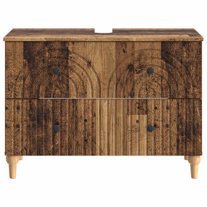 vidaXL Bathroom Sink Cabinet ALKMAAR Old Wood 82 x 41x 59 cm