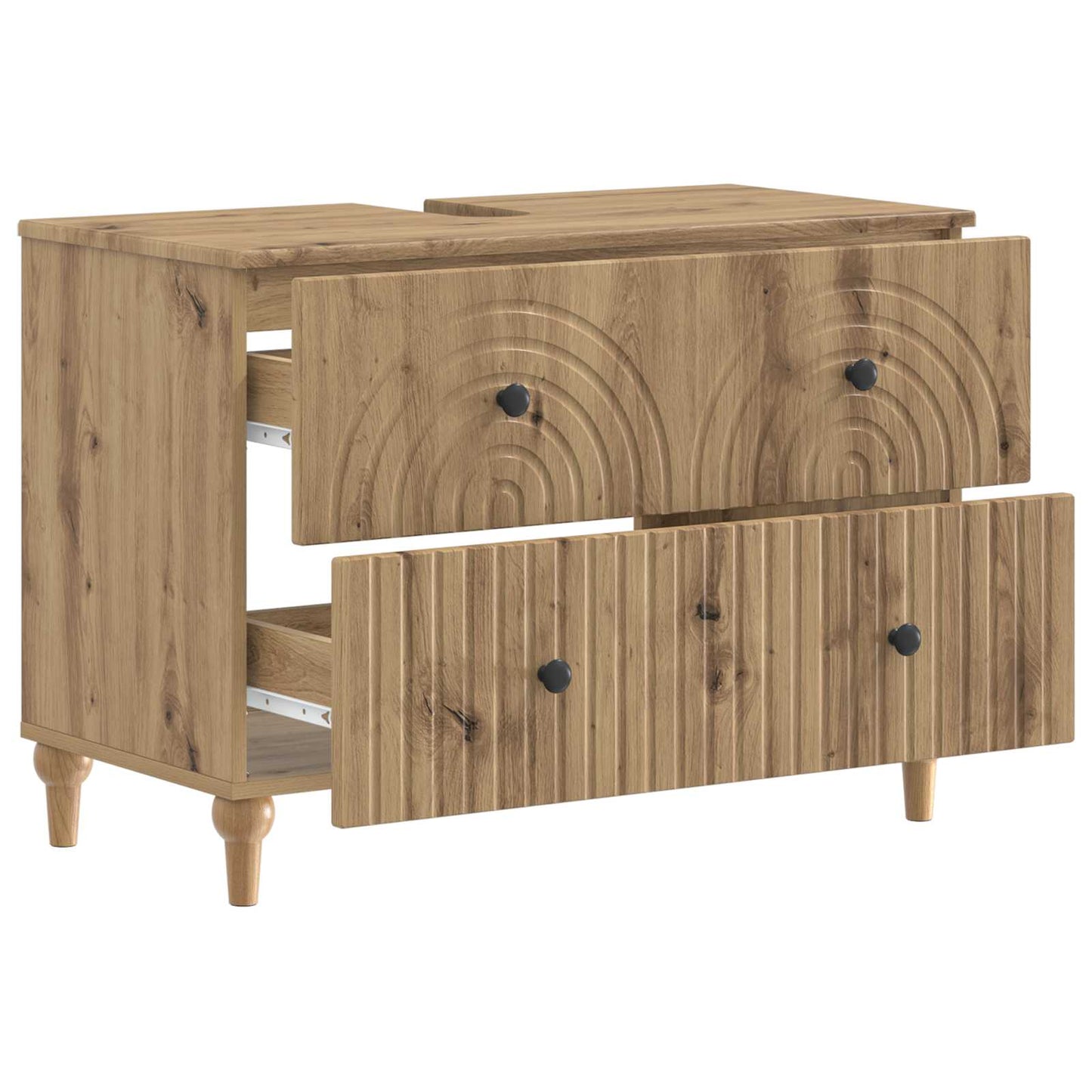 vidaXL Bathroom Sink Cabinet ALKMAAR Artisan Oak 82 x 41x 59 cm