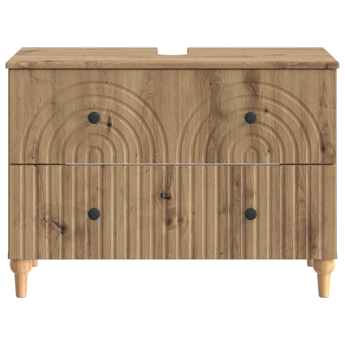 vidaXL Bathroom Sink Cabinet ALKMAAR Artisan Oak 82 x 41x 59 cm