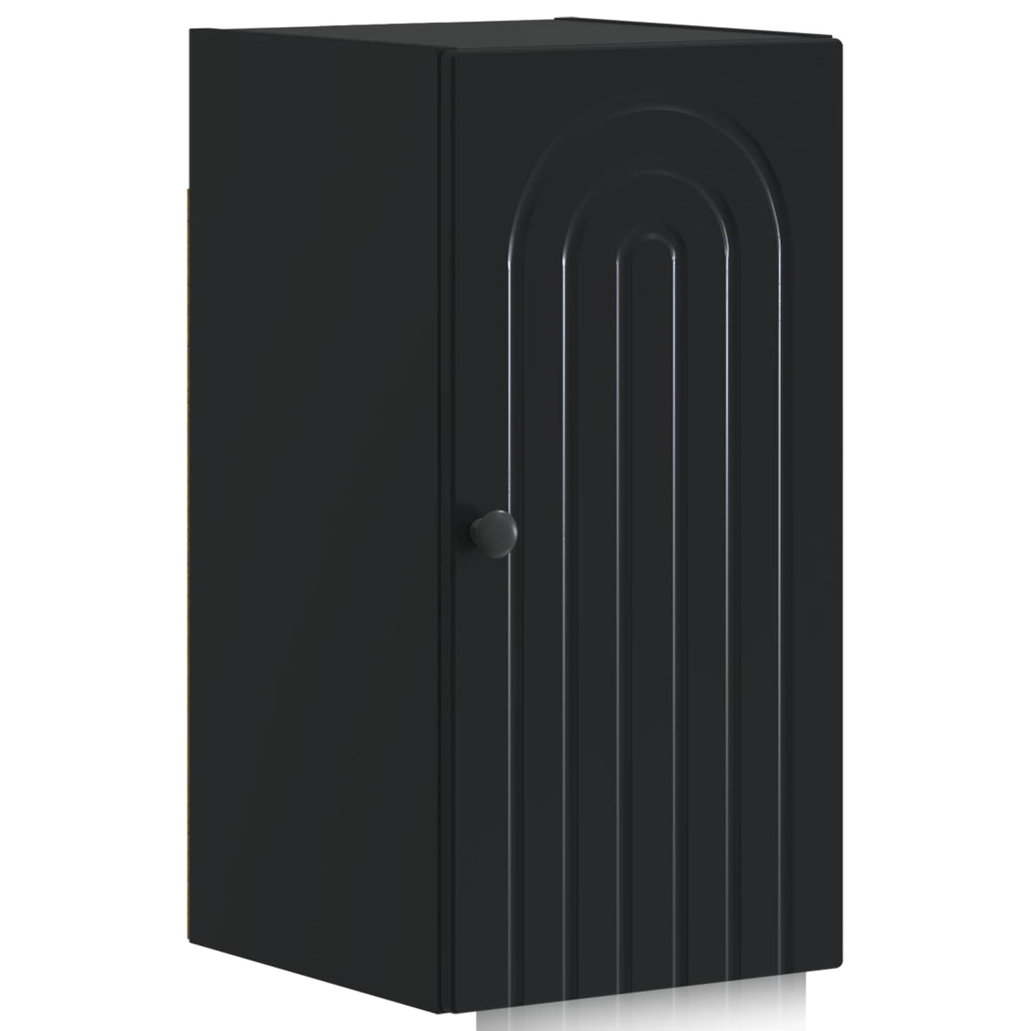 vidaXL Bathroom Wall Cabinet ALKMAAR Black 30 x 31 x 59 cm