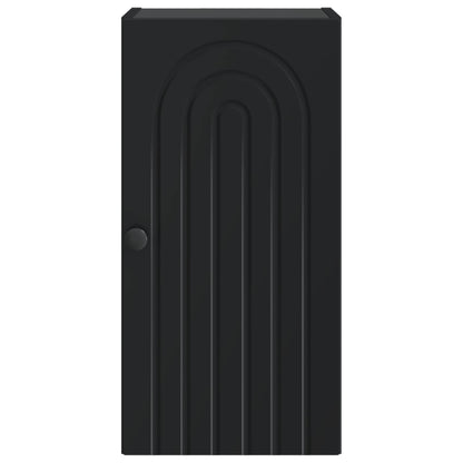 vidaXL Bathroom Wall Cabinet ALKMAAR Black 30 x 31 x 59 cm