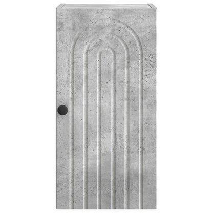 vidaXL Bathroom Wall Cabinet ALKMAAR Concrete Grey 30 x 31 x 59 cm