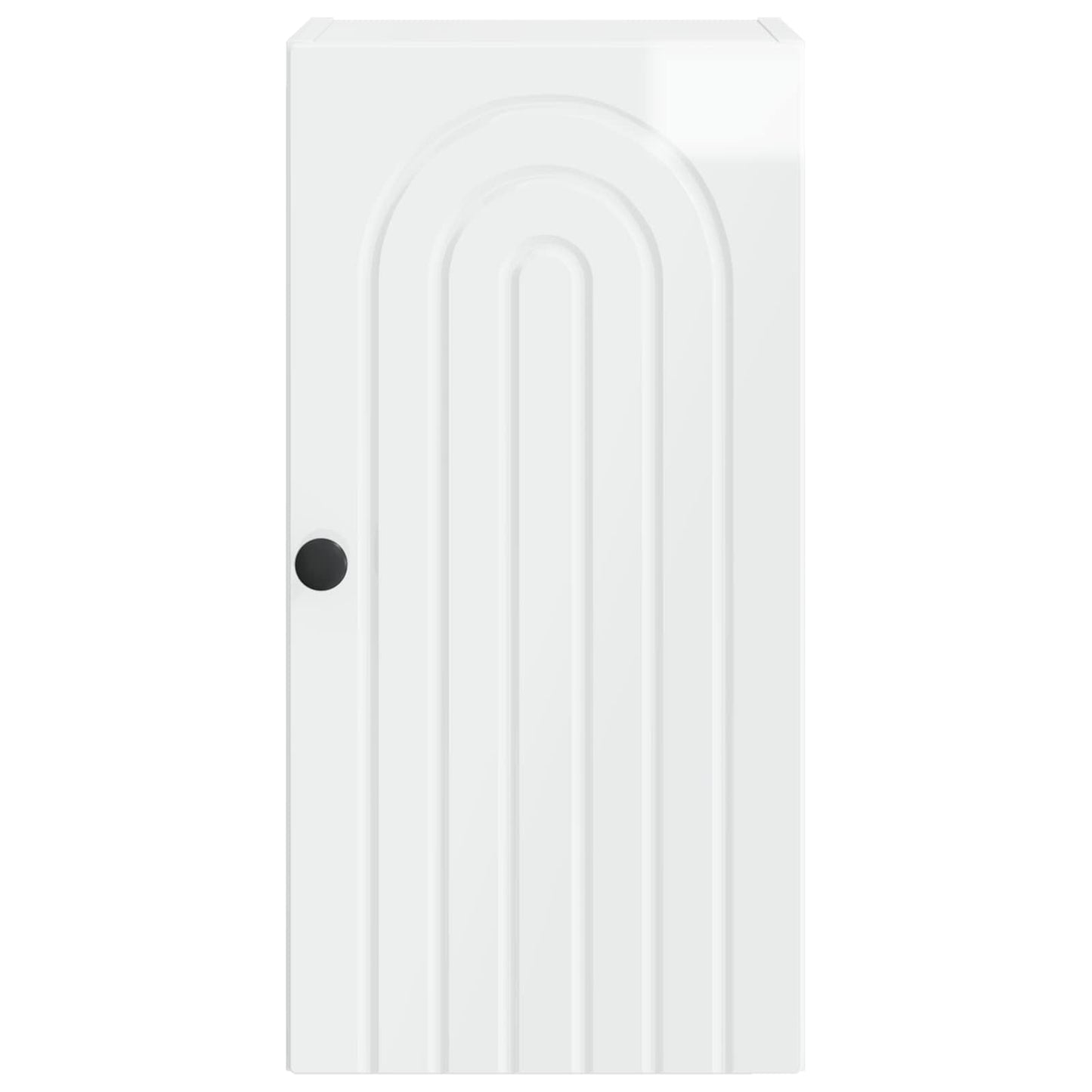 vidaXL Bathroom Wall Cabinet ALKMAAR High Gloss White 30 x 31 x 59 cm